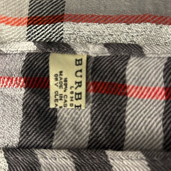 Burberry London 100% Cashmere Plaid Winter Scarf Limited Edition Designer - Picture 3 of 6